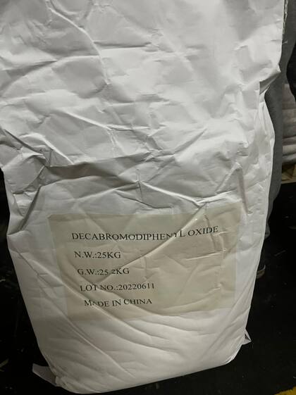 La sustancia cancerígena confiscada por la Aduana