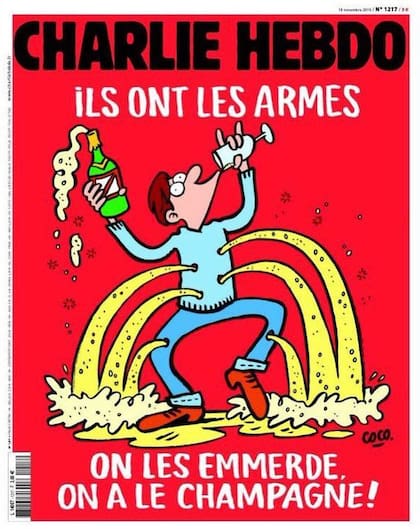 La tapa de Charlie Hebdo tras los atentados en París