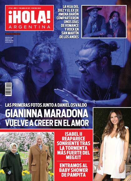 La tapa de esta semana de revista ¡Hola! Argentina