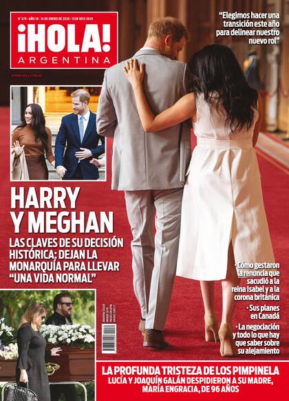 La tapa de ¡Hola ! Argentina de esta semana.