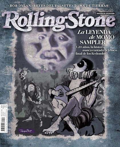 La tapa de la edición de noviembre de Rolling Stone, ilustrada por Rocambole