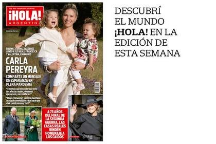 La tapa de la revista ¡Hola! Argentina de esta semana.