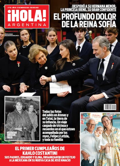 La tapa de la revista ¡HOLA! Argentina de esta semana