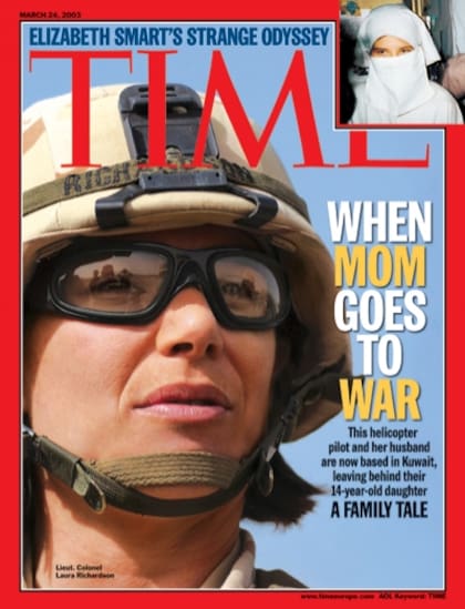 La tapa de la revista Time, con Laura Richardson como protagonista