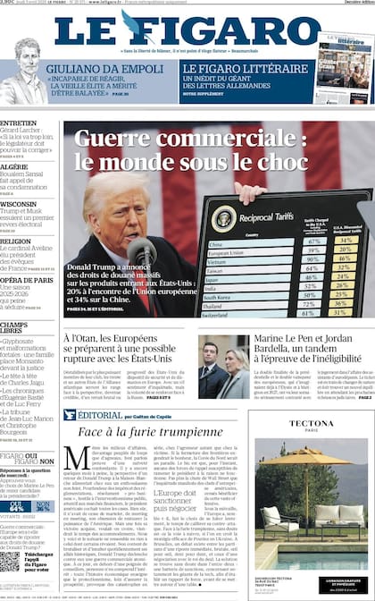 La tapa de Le Figaro