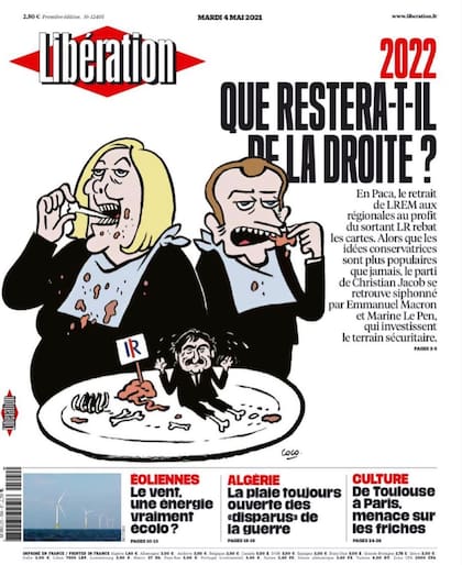 La tapa de Libération ilustrada por Coco, sobreviviente del atentado terrorista contra Charlie Hebdo