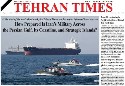 La tapa de Teheran Times que amenaza a Milei