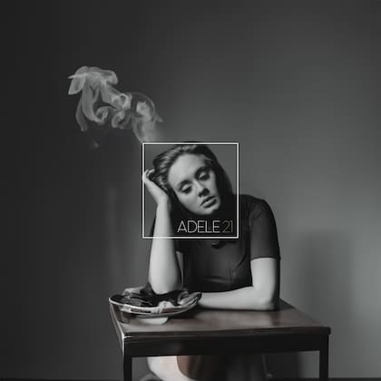 La tapa del álbum 21, de Adele, reimaginado con inteligencia artificial