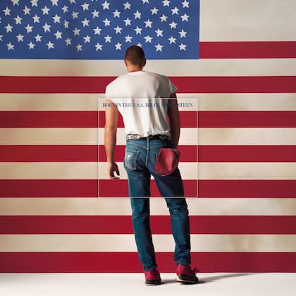 La tapa del álbum Born in the USA, de Bruce Springsteen, reimaginado con inteligencia artificial