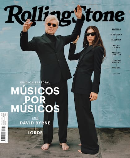 La tapa del especial Músicos por Músicos de RS noviembre 2021: David Byrne y Lorde
