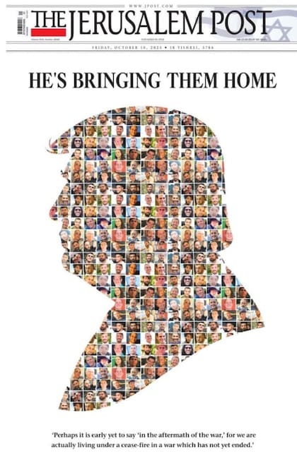La tapa del Jerusalem Post