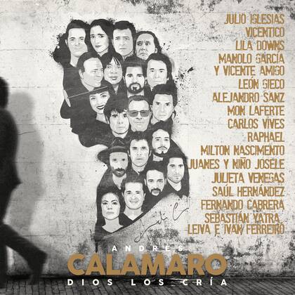 La tapa del nuevo disco de Andrés Calamaro, Dios los cría