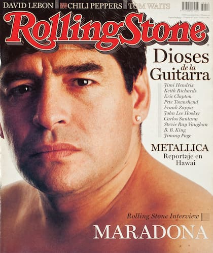 La tapa del número 14, con la Rolling Stone Interview a Diego Maradona