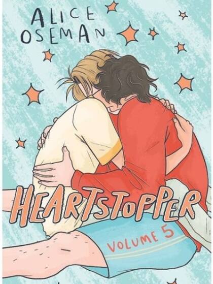 La tapa del quinto volumen de Heartstopper