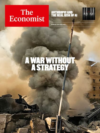 La tapa del último número de The Economist: “Una guerra sin estrategia”