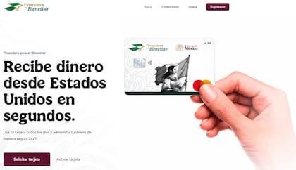 La tarjeta FINABIEN se puede solicitar y activar desde su sitio web oficial (Tarjeta Financiera para el Bienestar)