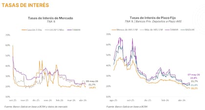 La tasa de referencia del costo de fondeo bancario cayó del 35% en enero al 22,5% actual; los depositantes reciben hoy menos por su dinero, pero esa baja no se trasladó al precio del crédito
