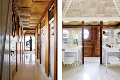 La temática naútica atraviesa toda la casa de Eugenio Aguirre