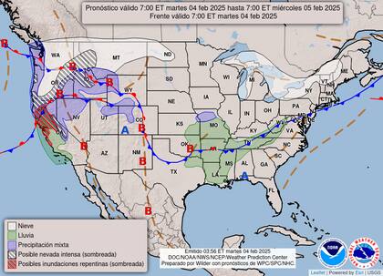 La temperatura en ciudades como Nueva York y Boston se mantendrá alrededor de los 3 °C