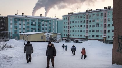 La temperatura invernal en Norilsk puede alcanzar, como el año pasado, los 62 grados bajo cero