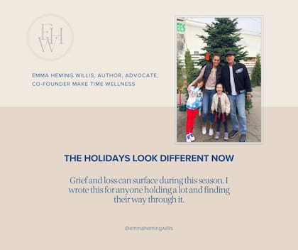 La temporada de fiestas de fin de año adquiere un significado diferente en el hogar de Bruce Willis, según el mensaje reflexivo de su mujer