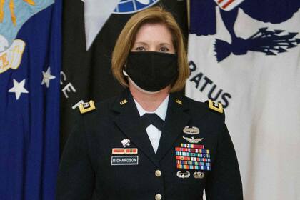 La teniente general Laura Richardson, nominada por el presidente de Estados Unidos para que sea la jefa del Comando Sur