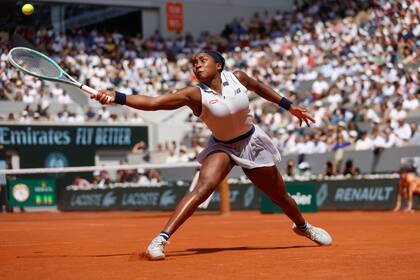 La tenista estadounidense Coco Gauff