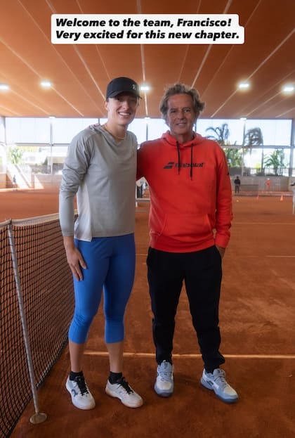 La tenista polaca Iga Swiatek, actual número 4 del mundo, anunció su vinculación con Francis Roig, quien fue durante muchos años uno de los entrenadores de Rafa Nadal