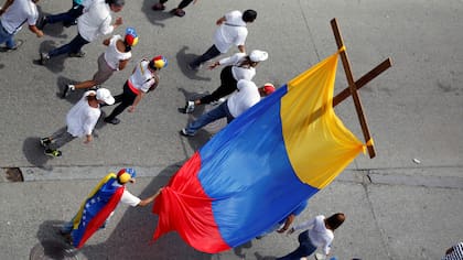 La tensión se sentía en las calles de Caracas, pero fue menor que en los últimos días