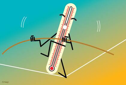 La térmica superaría solo un día los 30°C