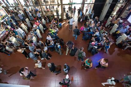 Vista de una de las salas de espera