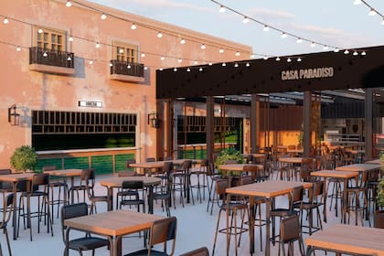 La terraza con sus vistas, uno de los espacios que dan luz y apertura al lugar