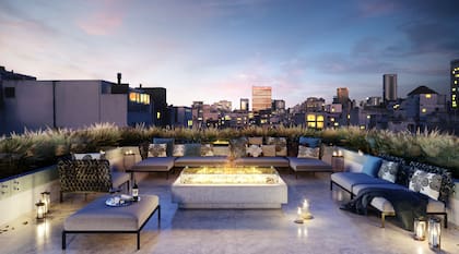 La terraza de Casa Oneto Gaona