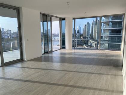 La terraza de esta unidad es en L. Foto: gentileza ZonaProp