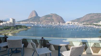 La terraza del hotel Yoo2, con diseño de Starck, en Botafogo