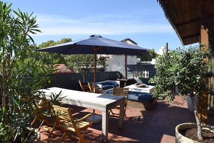 La terraza es uno de los espacios comunes más concurridos, en pleno corazón de Palermo Soho.