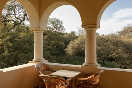 La terraza es uno de los lugares más lindos de la casa.