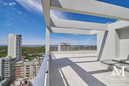 La terraza privada tiene 80 metros cuadrados. Foto: gentileza ZonaProp