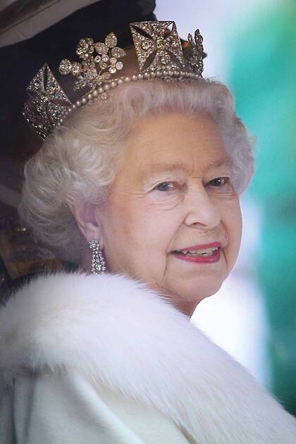 La Tiara de Diamantes es la joya más usada por la Reina para los eventos de gran importancia para el Estado, como en la apertura de las
sesiones del Parlamento en 2012.