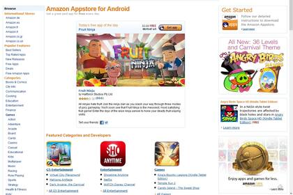 La tienda de aplicaciones de Amazon funciona en cualquier dispositivo con Android