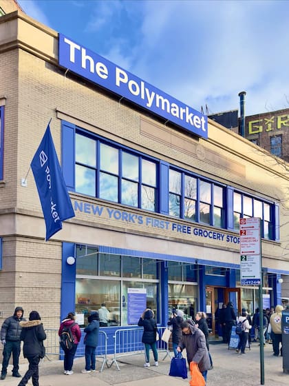 La tienda de Polymarket permite combatir la inseguridad alimentaria del estado debido a la suba de precios (Instagram/@nyclovesnyc)