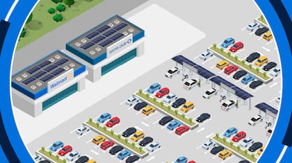 La tienda minorista buscará transformarse en un establecimiento de cero emisiones para 2040 (Walmart)