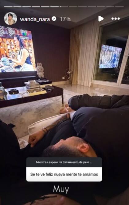 La tierna foto de Wanda Nara con Martín Migueles mientras miraban MasterChef