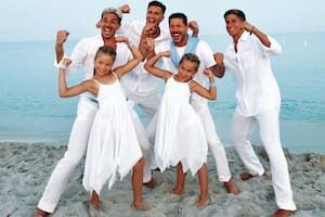 La tierna foto del Cholo Simeone en Cerdeña con sus cinco hijos