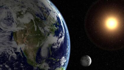 La Tierra rota sobre su eje a unos 1.666 kilómetros por hora en el ecuador