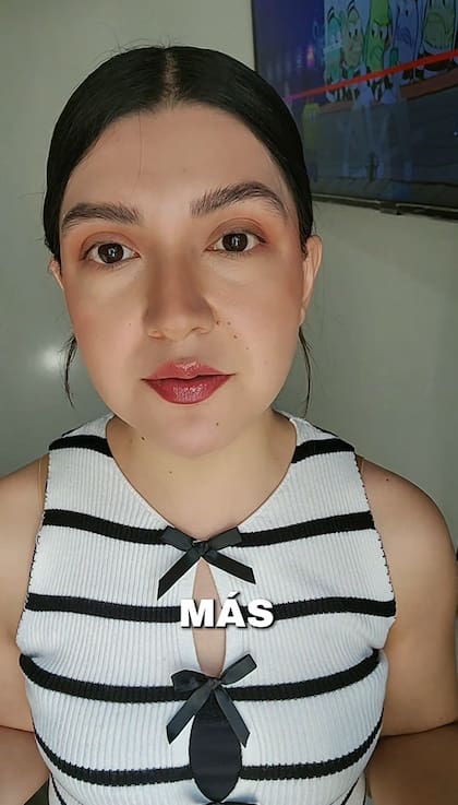 La tiktoker contó todos los detalles de la historia (Foto: Captura Tiktok @soyadiilu)