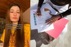 La tiktoker tomó una decisión para mejorar su situación laboral