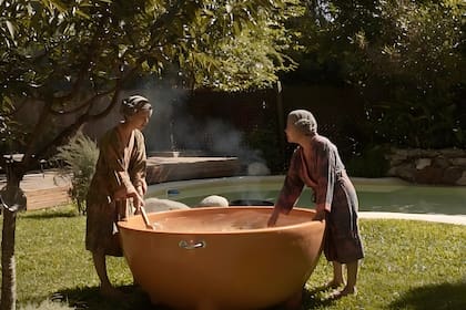 La tina para el ritual reparador