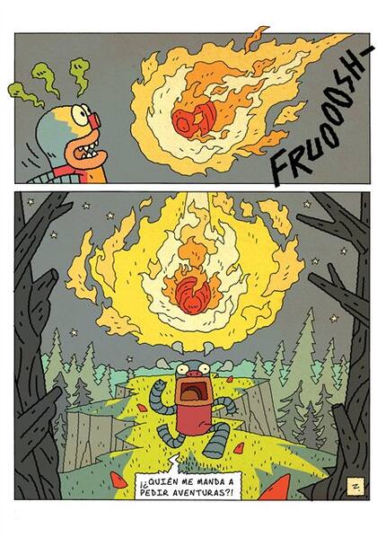 La tira Bosquenegro de Fernando Calvi