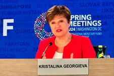 Georgieva dijo que el Gobierno avanza “muy rápidamente” con el ajuste y que la inflación baja más de lo previsto